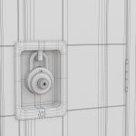 Metal Locker With Padlock