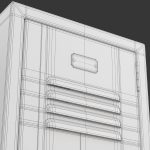 Metal Locker With Padlock