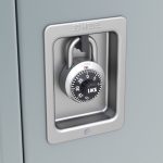 Metal Locker With Padlock