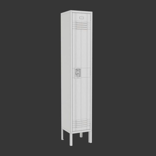 Metal Locker With Padlock