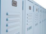 Metal Locker With Padlock
