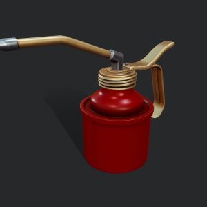 Metal Oil Can  - Tutorial Included