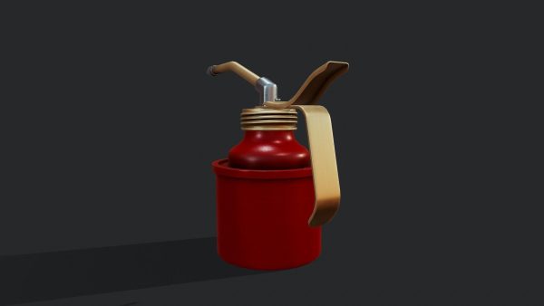 Metal Oil Can  - Tutorial Included