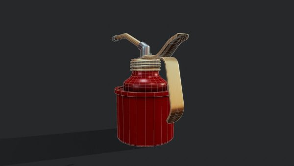 Metal Oil Can  - Tutorial Included
