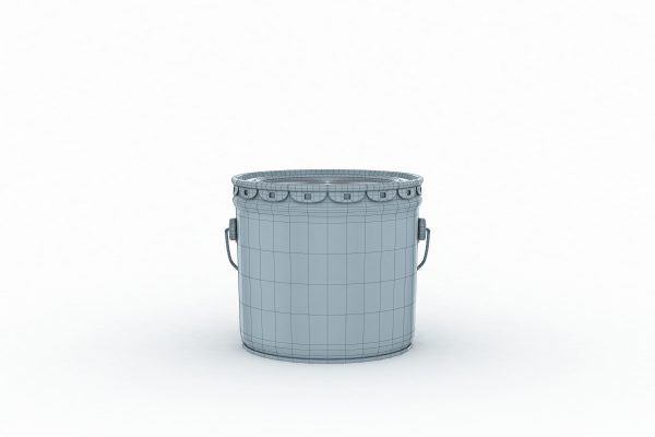 Metal Paint  Bucket 3 Gallon Mockup 3D model