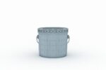 Metal Paint  Bucket 3 Gallon Mockup 3D model
