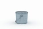 Metal Paint  Bucket 3 Gallon Mockup 3D model