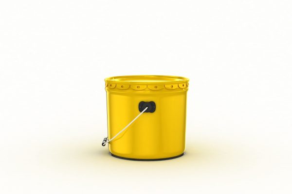 Metal Paint  Bucket 3 Gallon Mockup 3D model