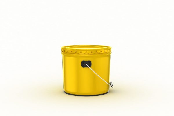Metal Paint  Bucket 3 Gallon Mockup 3D model