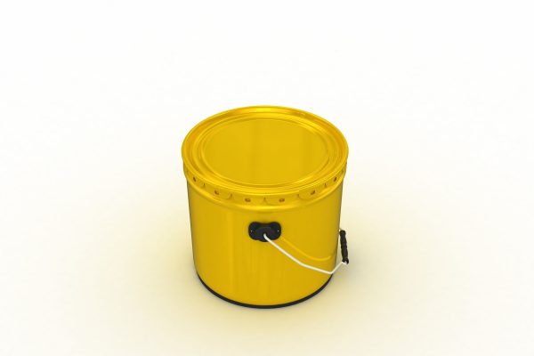 Metal Paint  Bucket 3 Gallon Mockup 3D model