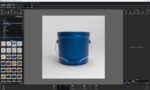 Metal Paint  Bucket 3 Gallon Mockup 3D model