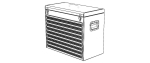 Metal Portable Tool Box with Drawers