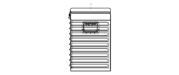 Metal Portable Tool Box with Drawers