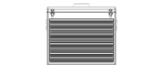 Metal Portable Tool Box with Drawers