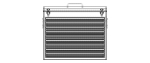 Metal Portable Tool Box with Drawers
