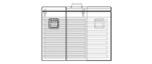 Metal Portable Tool Box with Drawers