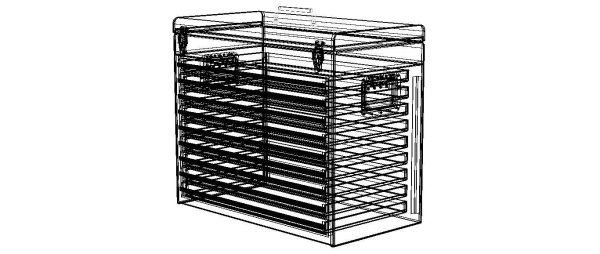 Metal Portable Tool Box with Drawers