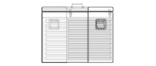Metal Portable Tool Box with Drawers