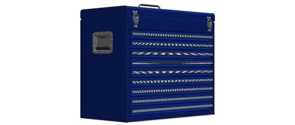 Metal Portable Tool Box with Drawers