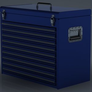 Metal Portable Tool Box with Drawers