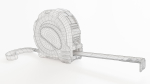 Metal retractable measuring tape