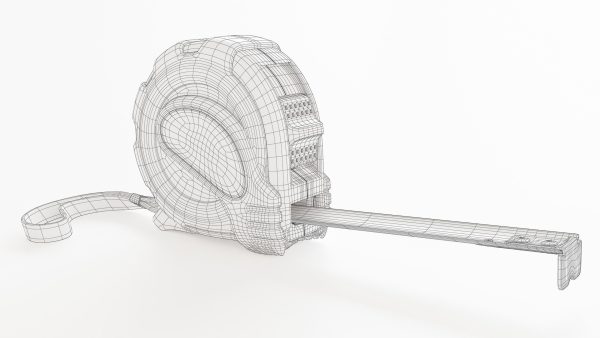 Metal retractable measuring tape