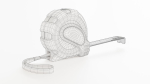 Metal retractable measuring tape