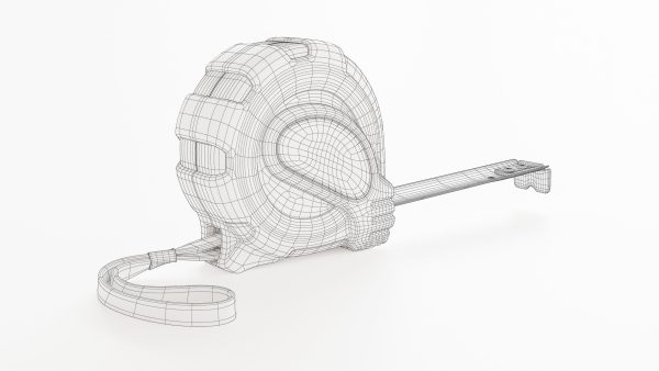 Metal retractable measuring tape