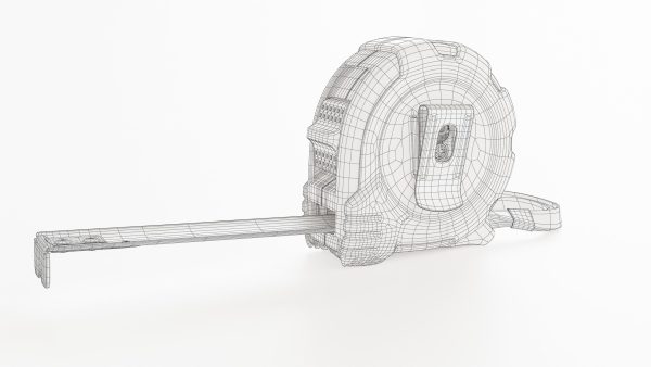 Metal retractable measuring tape