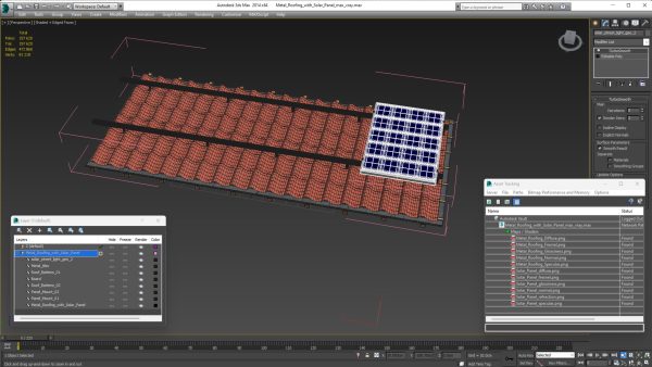 Metal Roofing with Solar Panel