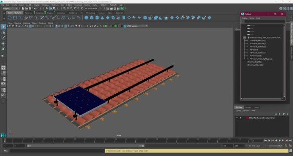 Metal Roofing with Solar Panel