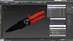 Metal Scissors Red