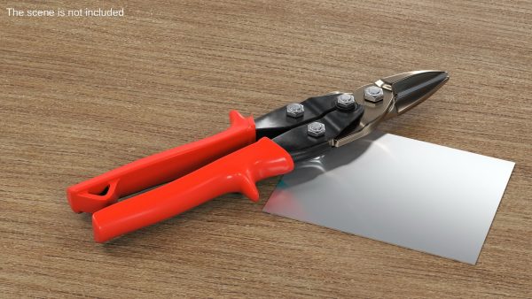 Metal Scissors Red