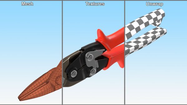 Metal Scissors Red