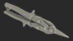 Metal Scissors Red