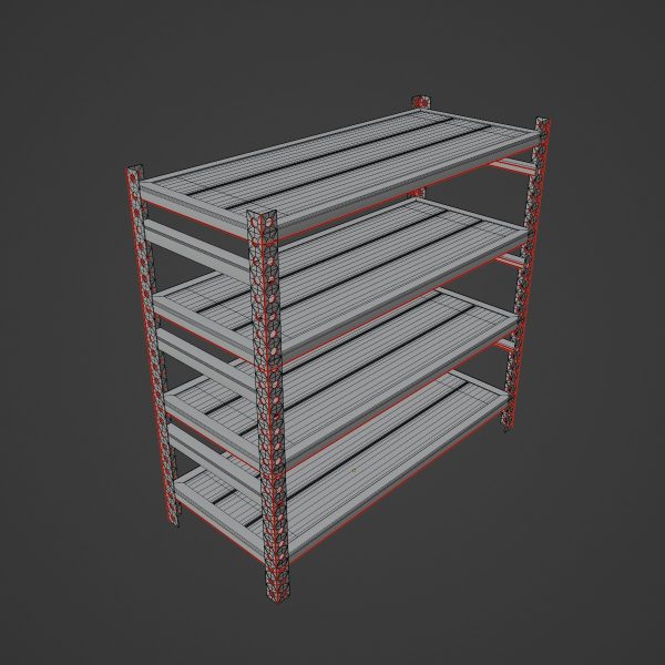 Metal Shelf 01