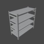 Metal Shelf 02