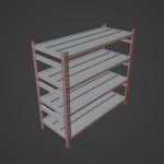 Metal Shelf 03