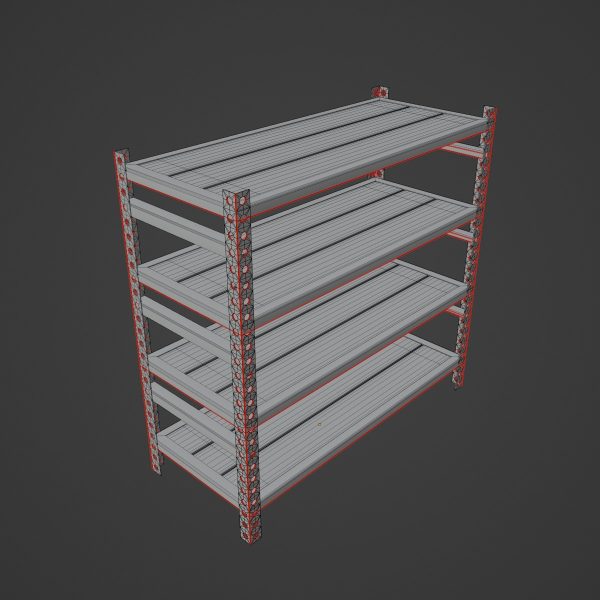Metal Shelf 03