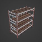 Metal Shelf 03