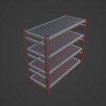 Metal Shelf B 01