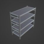 Metal Shelf B 01