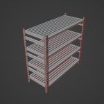 Metal Shelf B 01