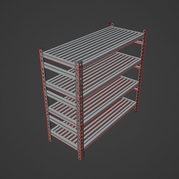 Metal Shelf B 02