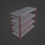 Metal Shelf B 02