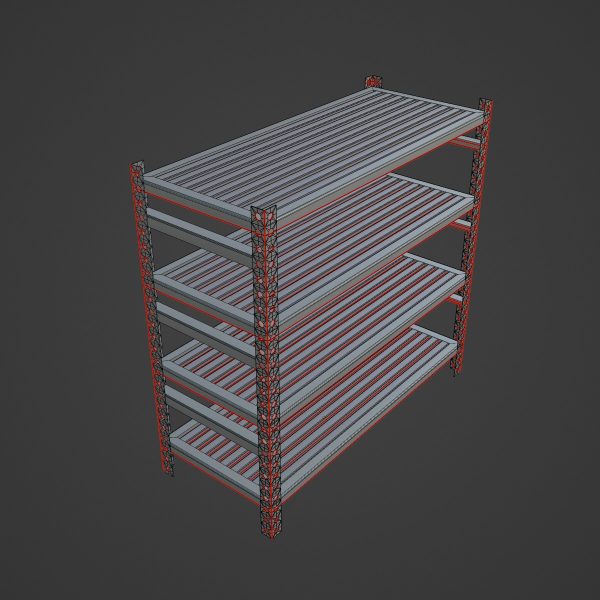 Metal Shelf B 02