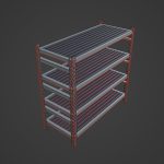 Metal Shelf B 03