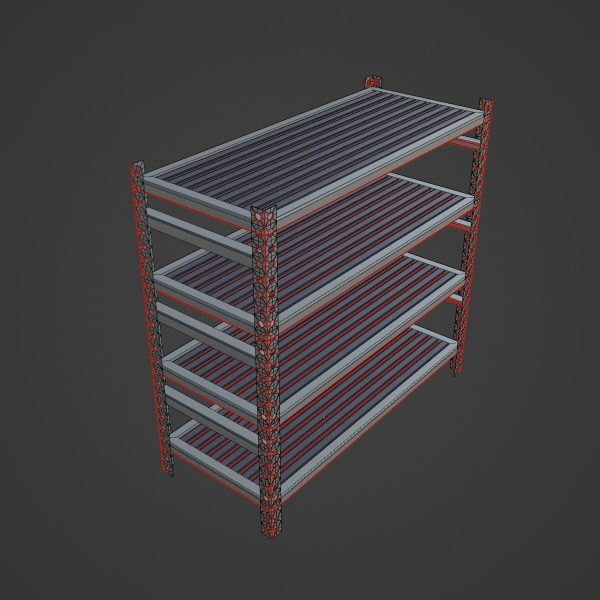 Metal Shelf B 03