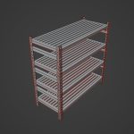 Metal Shelf B 03