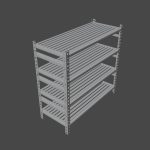 Metal Shelf B 03